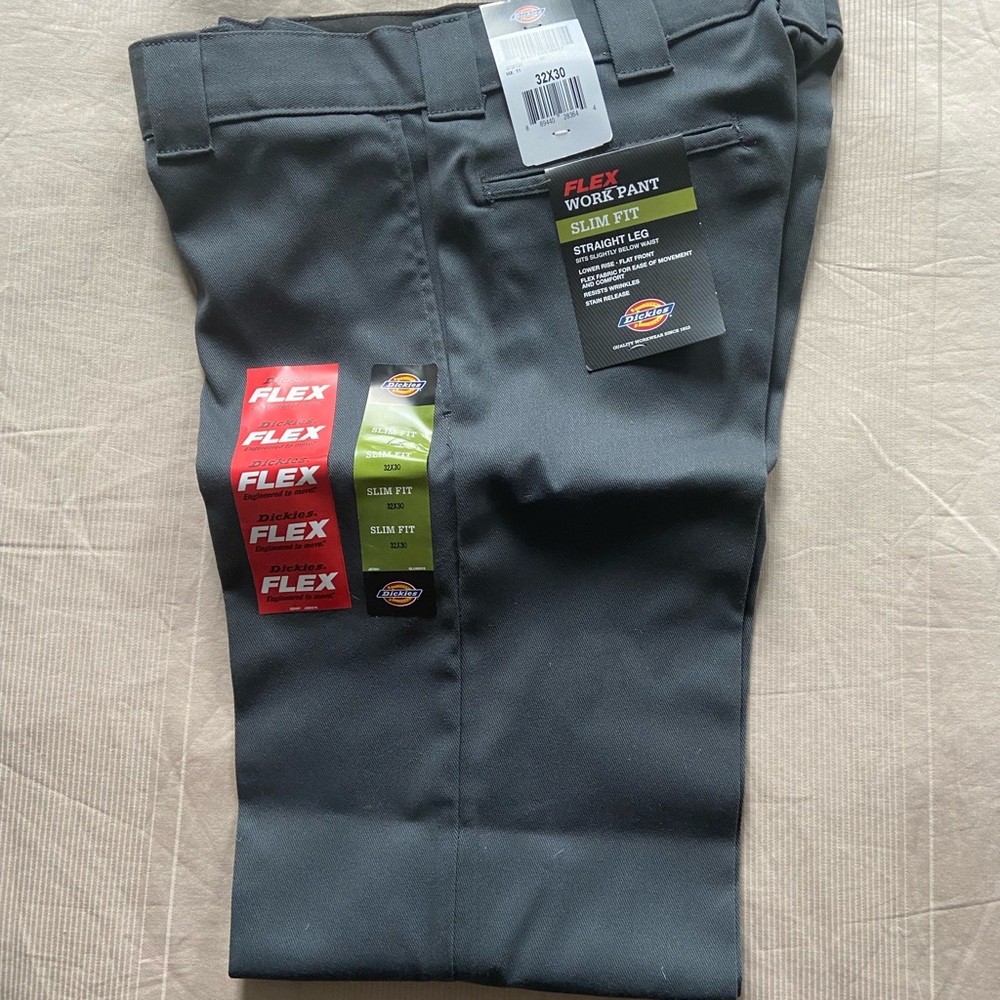 Men's Dickies Work Pants - Flat Front - 30"x32"